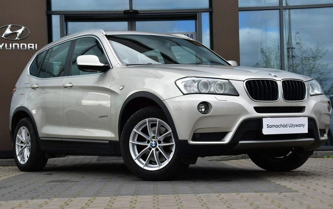 BMW X3 cena 72900 przebieg: 125700, rok produkcji 2013 z Łódź małe 301